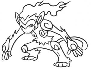 How to draw infernape Hellokidscom