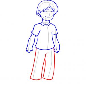 Featured image of post How To Draw A Boy Body Step By Step : Start by drawing a large u shape.