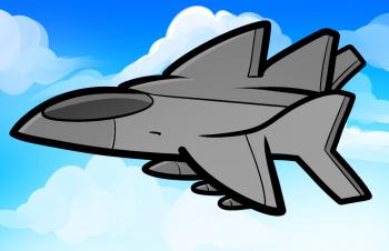 How to draw how to draw a jet for kids Hellokidscom