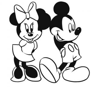 How to draw how to draw mickey and minnie Hellokidscom