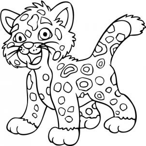 Jaguar on How To Draw Baby Jaguar From Go Diego How To Draw Lesson