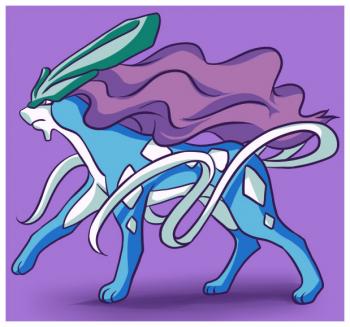 How To Draw Suicune - Hellokids.com