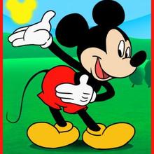 drawn mickey mouse