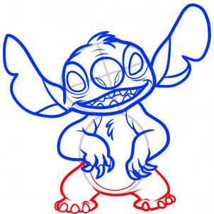 How To Draw How To Draw Stitch From Lilo And Stitch - Hellokids.com