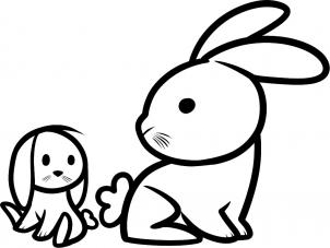 How to draw how to draw rabbits for kids Hellokidscom