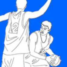 Olympic Games BASKETBALL colouring pages for kids