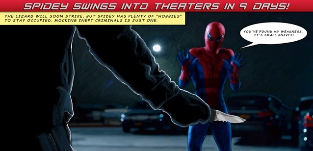 Spidey swings into theaters in 8 DAYS