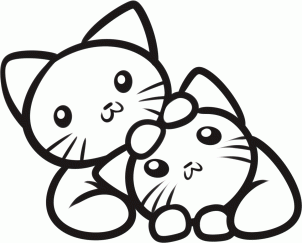 How to draw how to draw kittens for kids - Hellokids.com