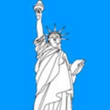 Statue of Liberty coloring page