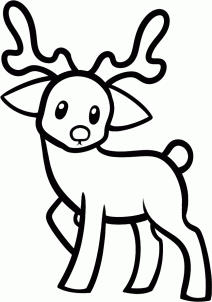 How to draw how to draw a reindeer for kids Hellokidscom