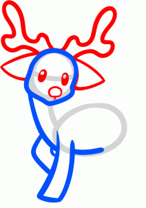 How to draw how to draw a reindeer for kids - Hellokids.com