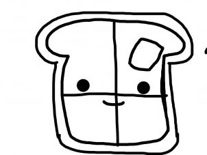 How to draw how to draw toast - Hellokids.com