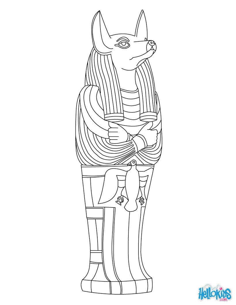 Sobek Egyptian Goddess And Gods Coloring Page Coloring