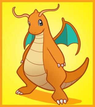 How to draw dragonite - Hellokids.com