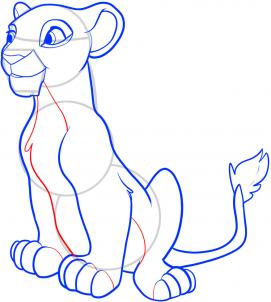 How to draw how to draw a lion king nala Hellokidscom