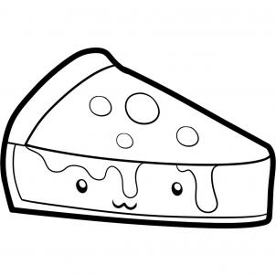 How to draw how to draw a cheesecake, cheesecake - Hellokids.com