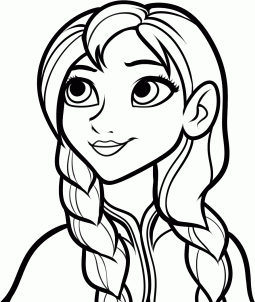 How To Draw How To Draw Anna Anna From Frozen Hellokids Com