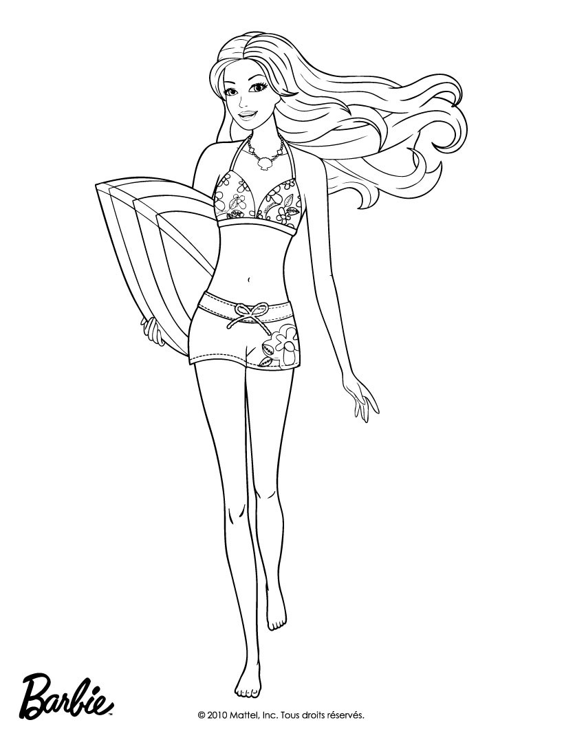 coloring pages barbie merliah birthday