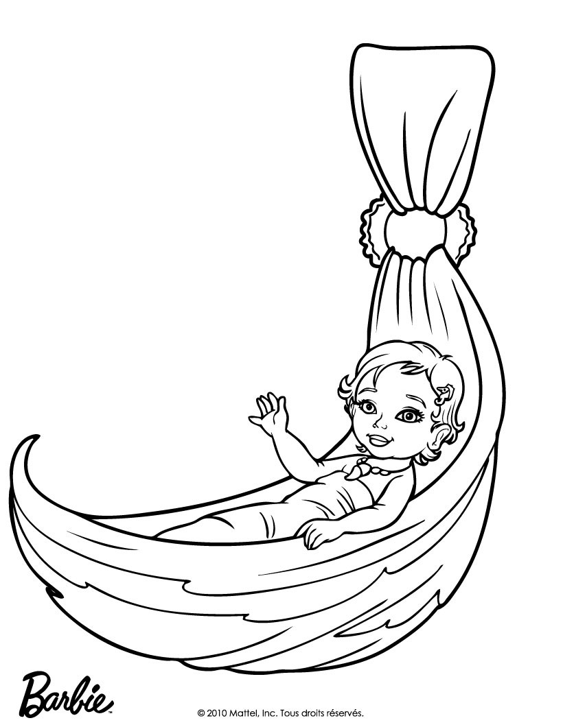 Merliah baby mermaid coloring pages