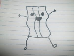 How to draw how to draw dancing bacon - Hellokids.com How to draw how to draw dancing bacon - Hellokids.com