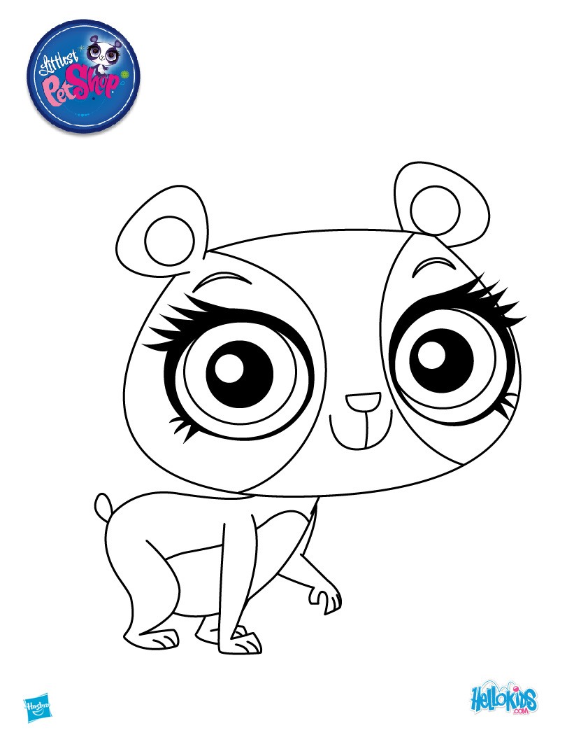 PEPPER CLARK PENNY LING coloring page Coloring page GIRL coloring pages LITTLEST PET SHOP coloring