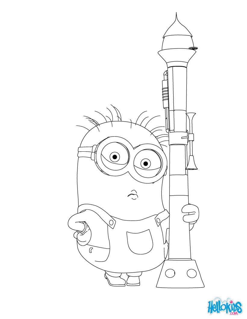 how to draw a minions from despicable me 2