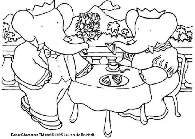 babar coloring pages - photo #25