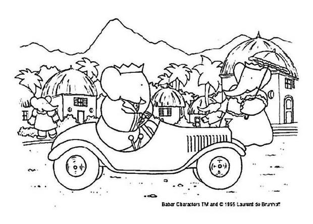 babar coloring pages - photo #42