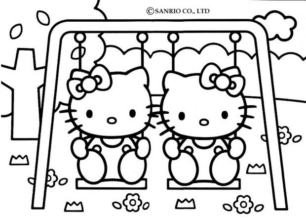 swing coloring pages