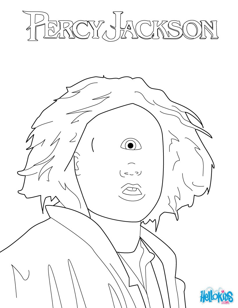 Tyson cyclops' eye coloring pages - Hellokids.com