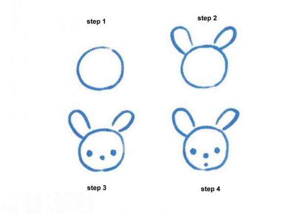 How to draw a rabbit