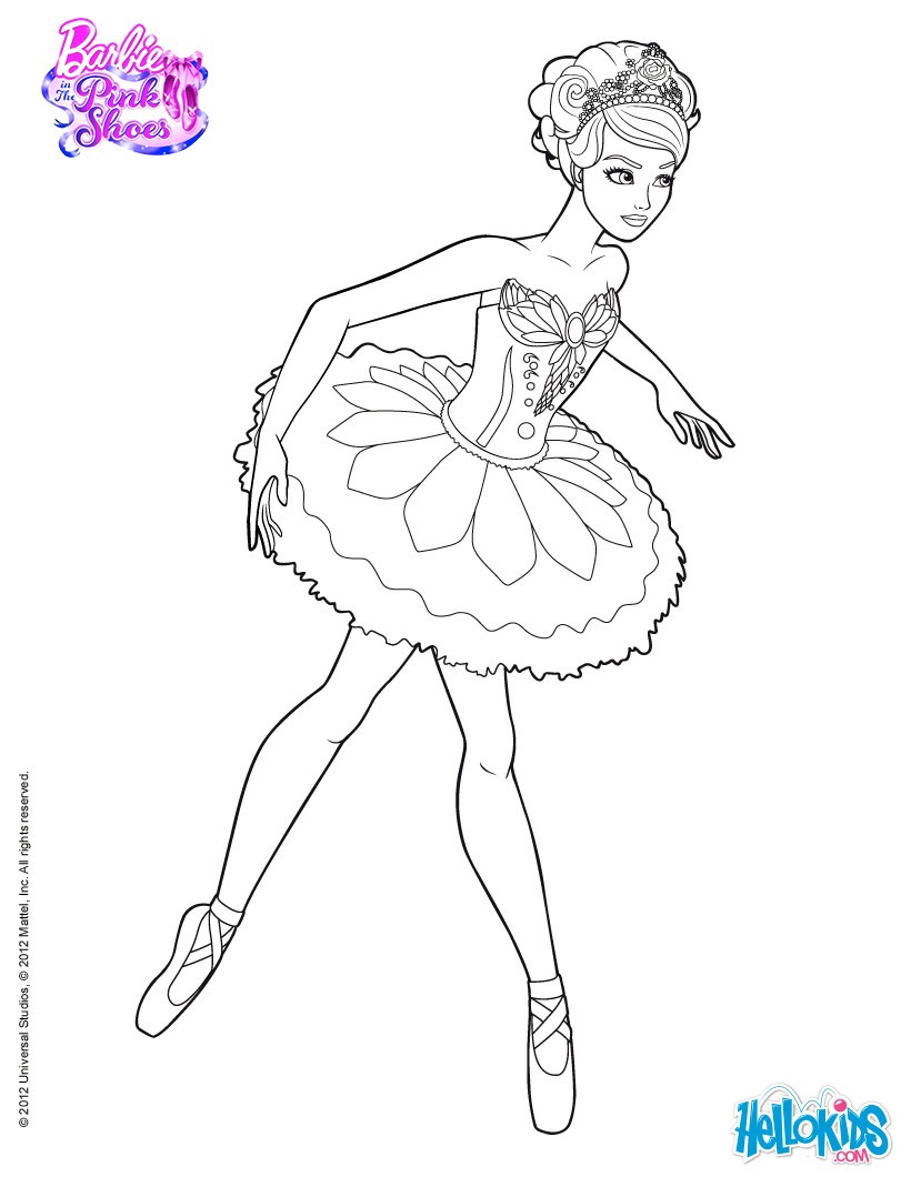 Giselle main character of the ballet coloring pages