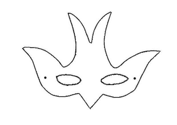 Free Angry Bird Mask Template