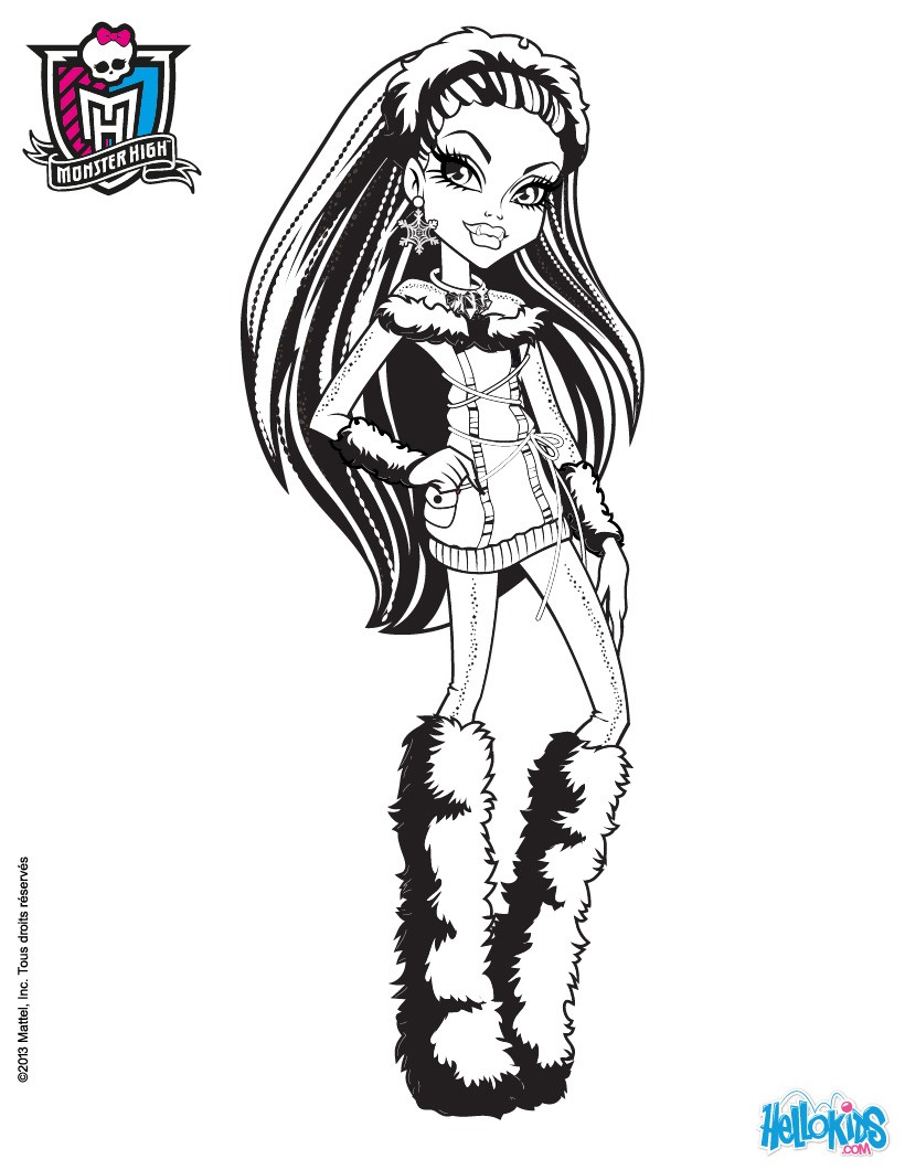 coloring monsterhigh abbey bominable 63c source
