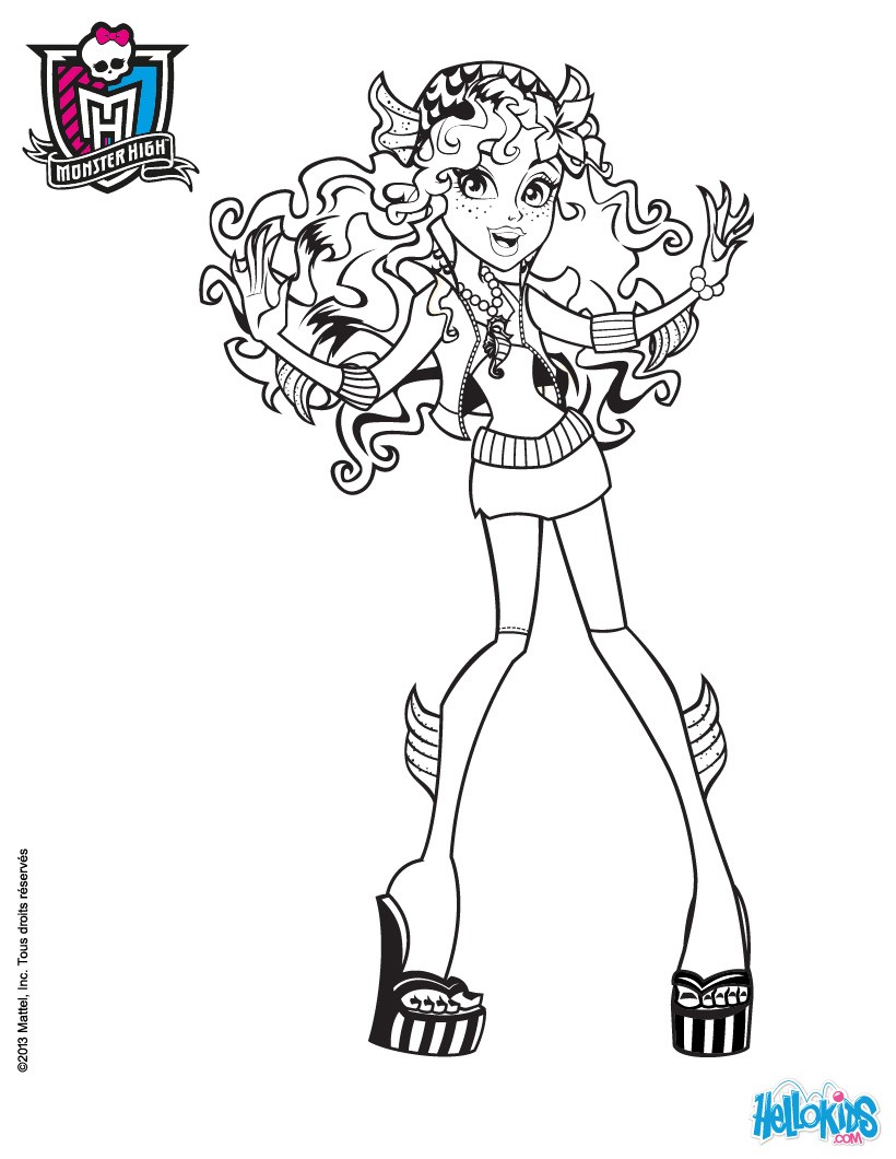 coloring monsterhigh lagoona blue 2es source