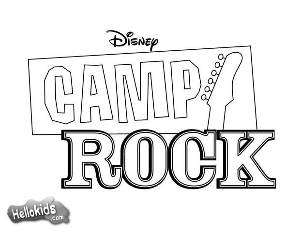 camp rock coloring pages