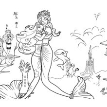 Barbie In A Mermaid Tale Coloring Pages 61 Online Mattel