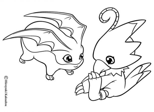 tanemon coloring pages - photo #15