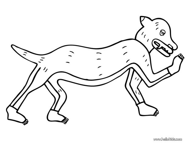 Ocelot Coloring Pages Hellokids Com