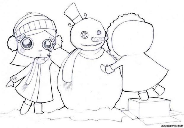 making friends coloring pages - photo #9