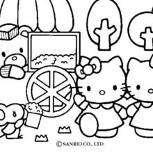 Hello kitty : Coloring pages, Free Online Games, Videos for kids