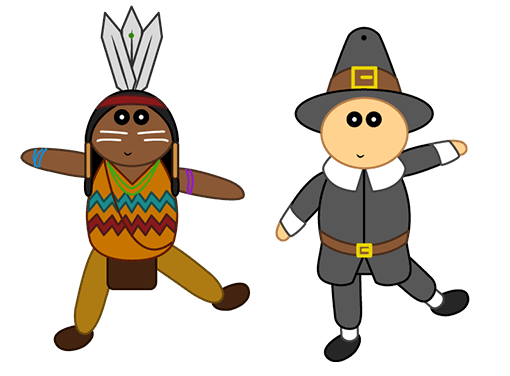 Thanksgiving Paper Puppets