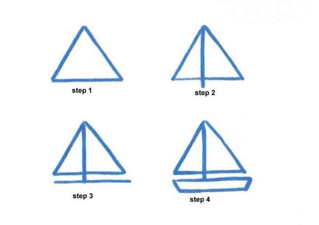 How to draw how to draw a sailing boat Hellokidscom