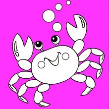 Also in CRAB coloring pages