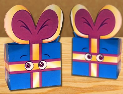 Blue gift Box