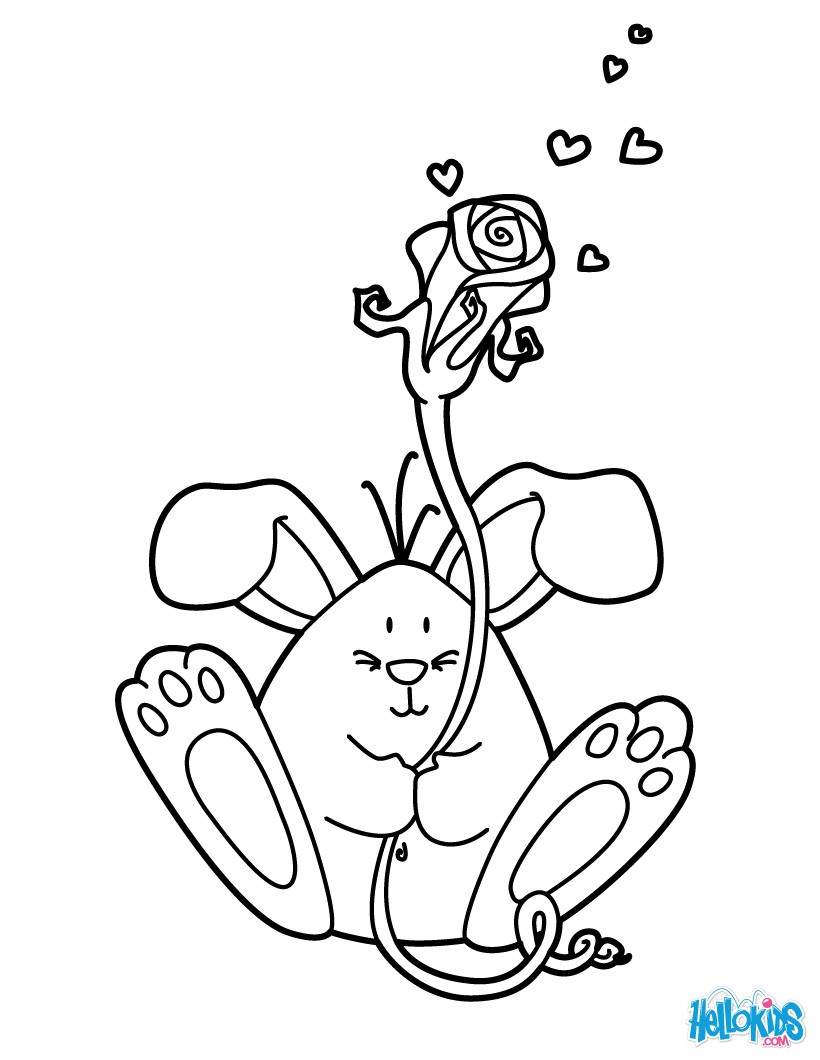 valentine crafts coloring pages - photo #40