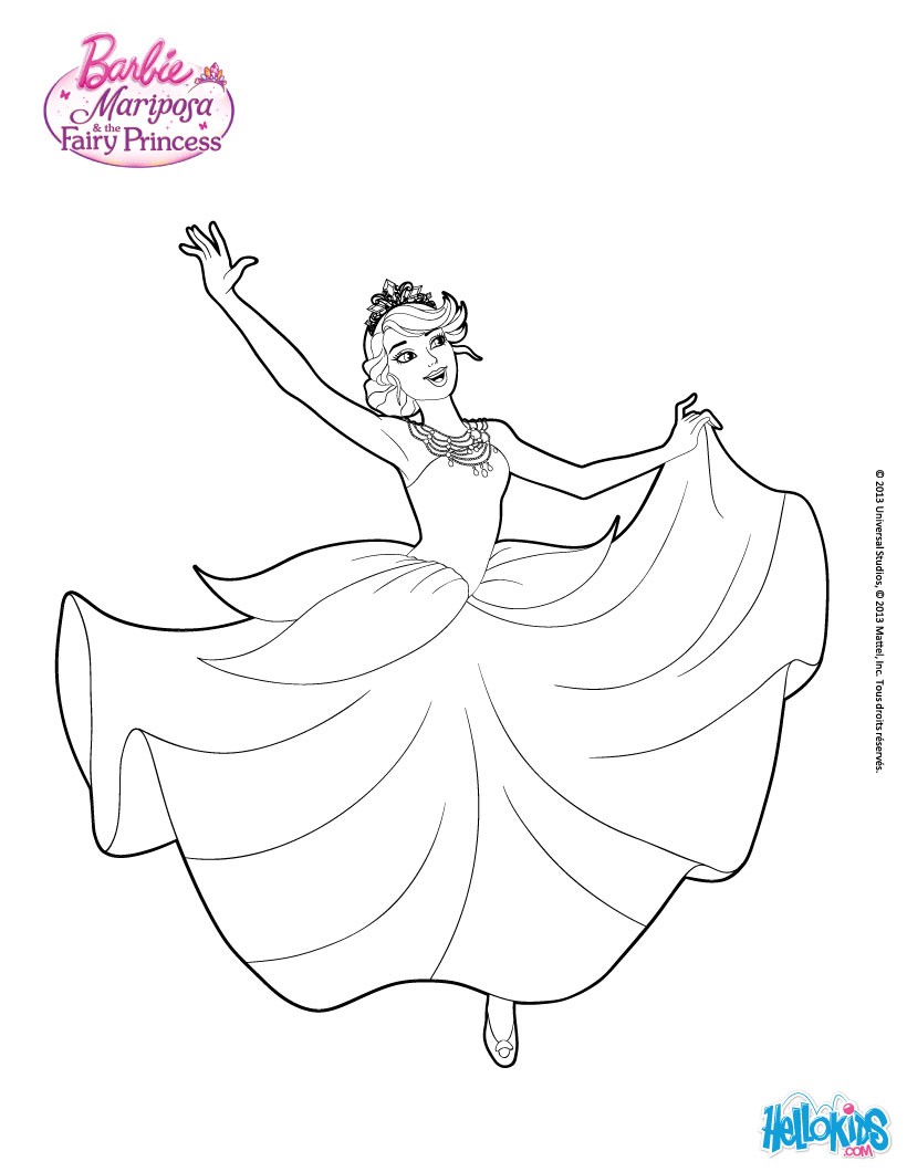 dancing princess coloring pages - photo #16