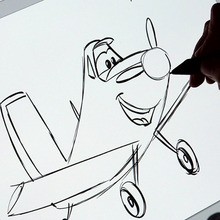How to Draw Dusty Crophopper from Disney Planes