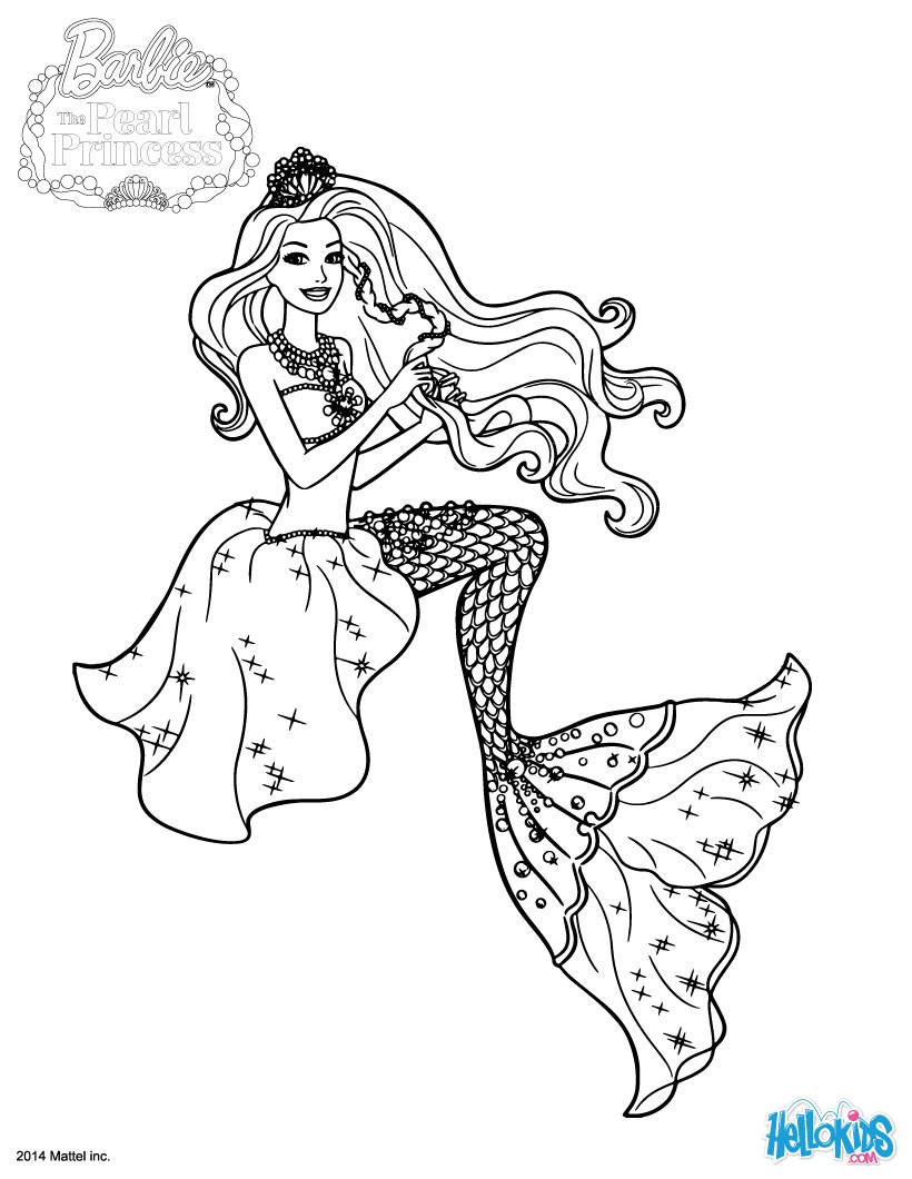 Lumina long hair coloring pages - Hellokids.com