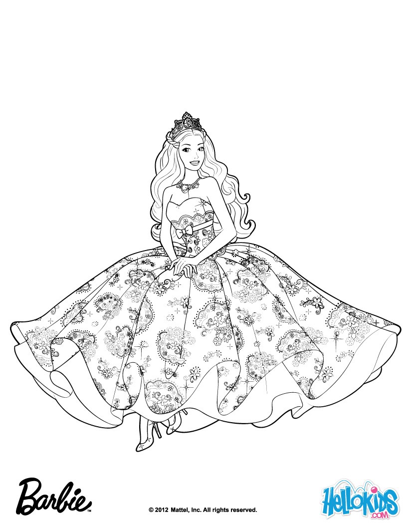 Princess of meribella coloring pages   Hellokids.com